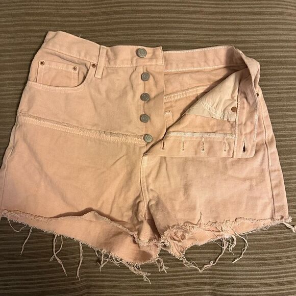 PacSun Ulta high rise vintage short 28 peach - Picture 2 of 8